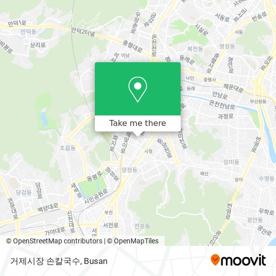 거제시장 손칼국수 map