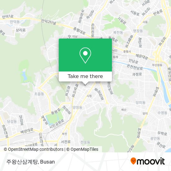 주왕산삼계탕 map