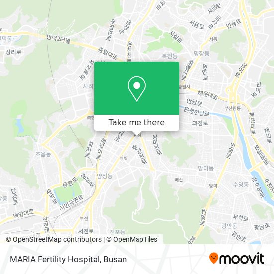MARIA Fertility Hospital map