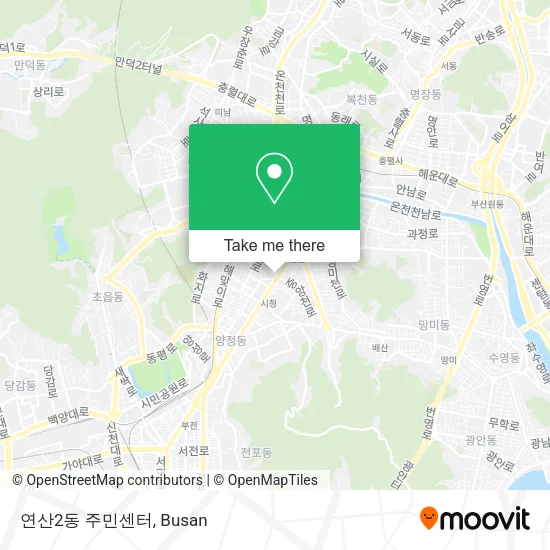 연산2동 주민센터 map