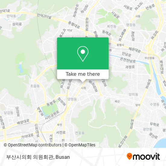 부산시의회 의원회관 map