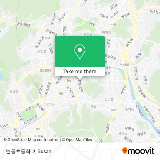 연동초등학교 map
