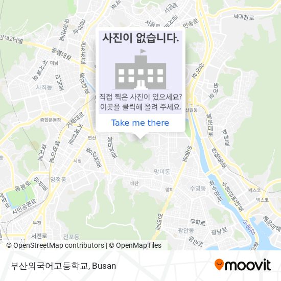 부산외국어고등학교 map