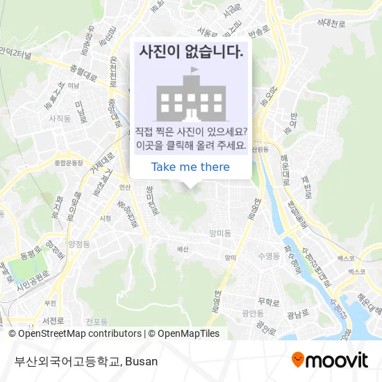 부산외국어고등학교 map