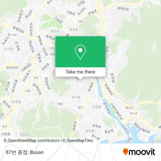 87번 종점 map