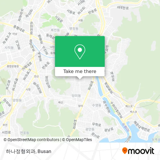 하나정형외과 map