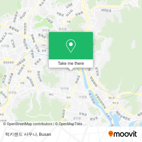 럭키랜드 사우나 map