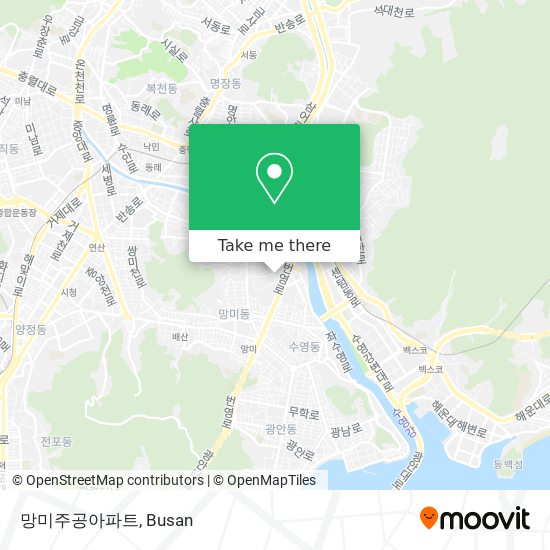 망미주공아파트 map