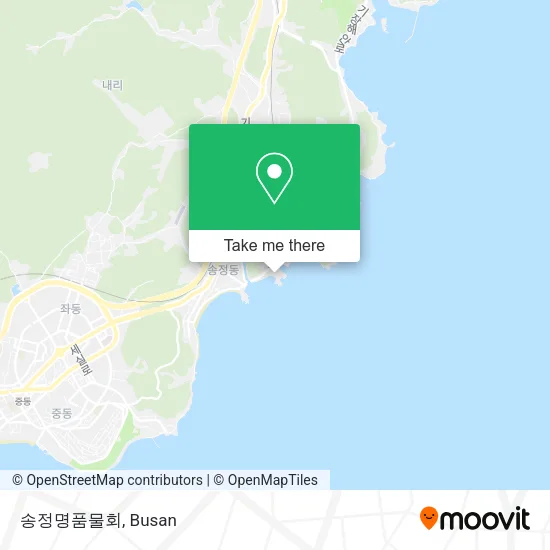송정명품물회 map