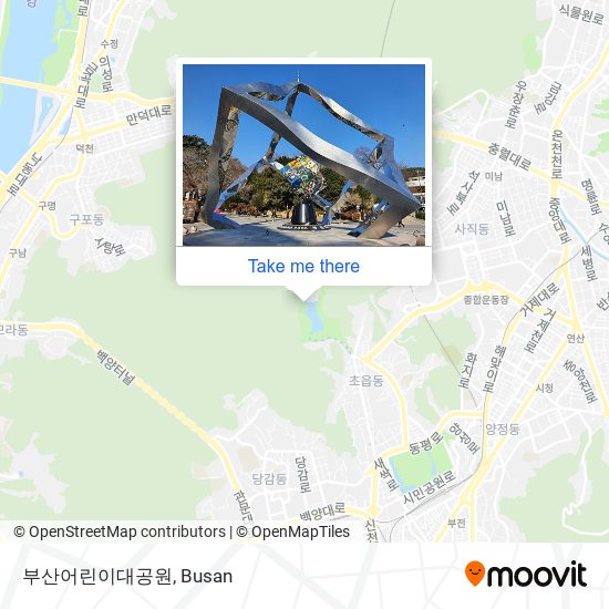 부산어린이대공원 map