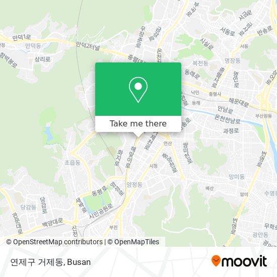 연제구 거제동 map