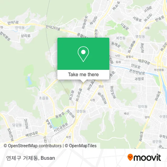 연제구 거제동 map