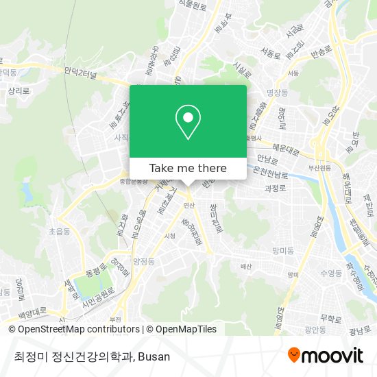 최정미 정신건강의학과 map