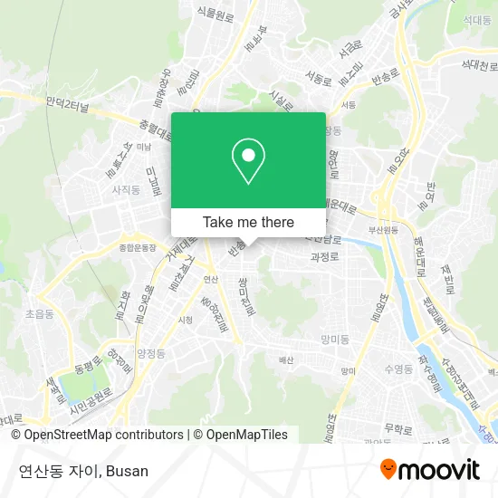 연산동 자이 map