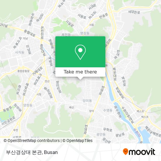 부산경상대 본관 map