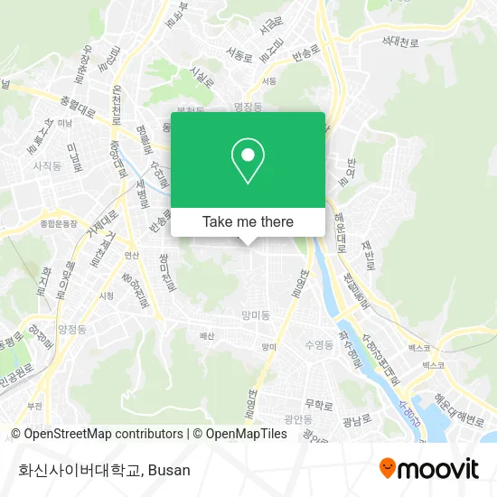 화신사이버대학교 map