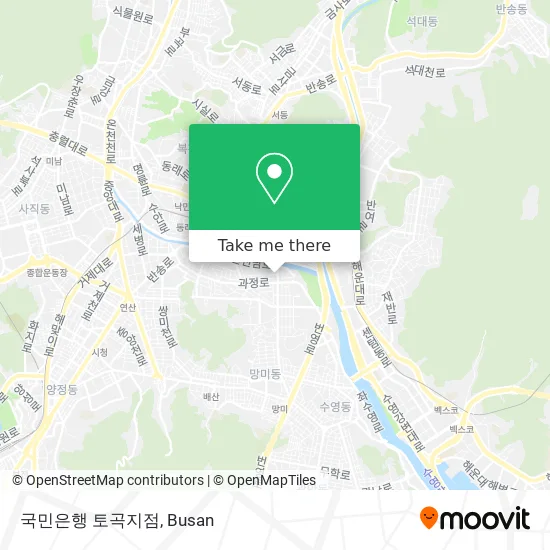 국민은행 토곡지점 map