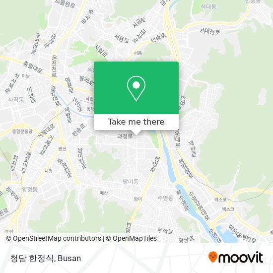 청담 한정식 map