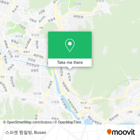 스파젠 찜질방 map