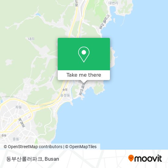 동부산롤러파크 map