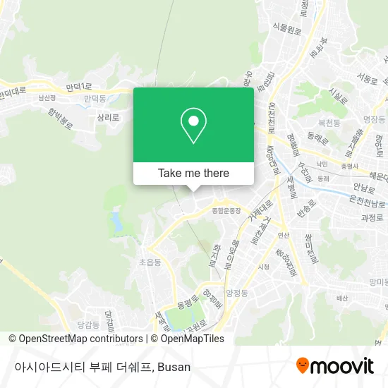 아시아드시티 부페 더쉐프 map