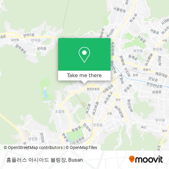 홈플러스 아시아드 볼링장 map