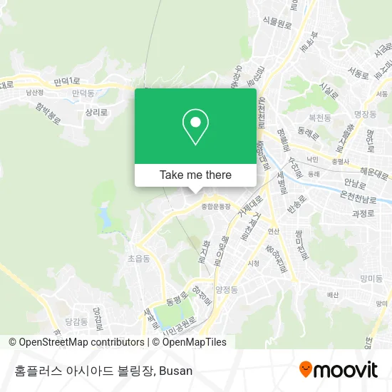 홈플러스 아시아드 볼링장 map