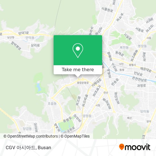 CGV 아시아드 map