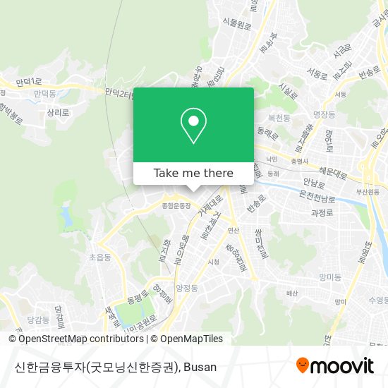 신한금융투자(굿모닝신한증권) map
