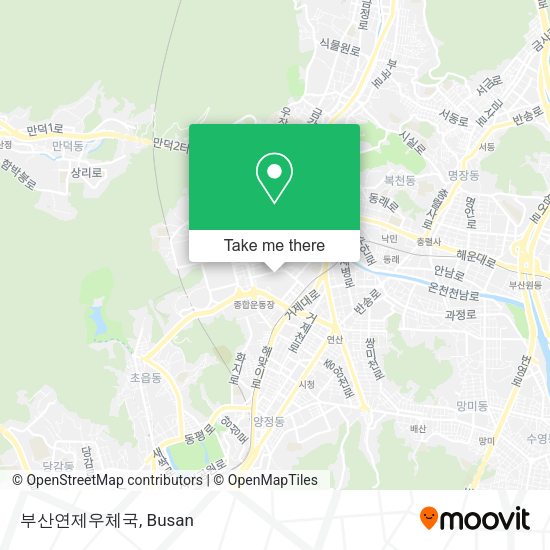 부산연제우체국 map