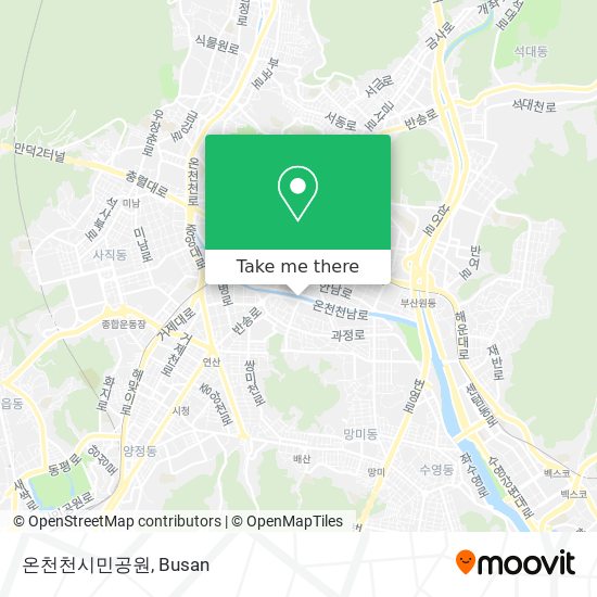 온천천시민공원 map