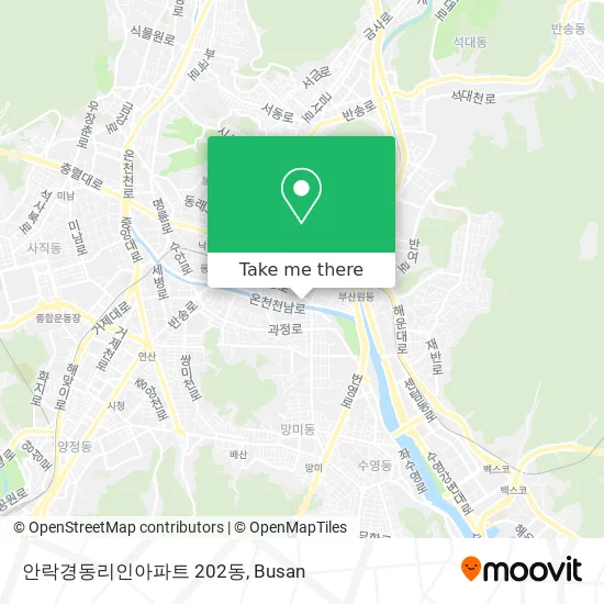 안락경동리인아파트 202동 map