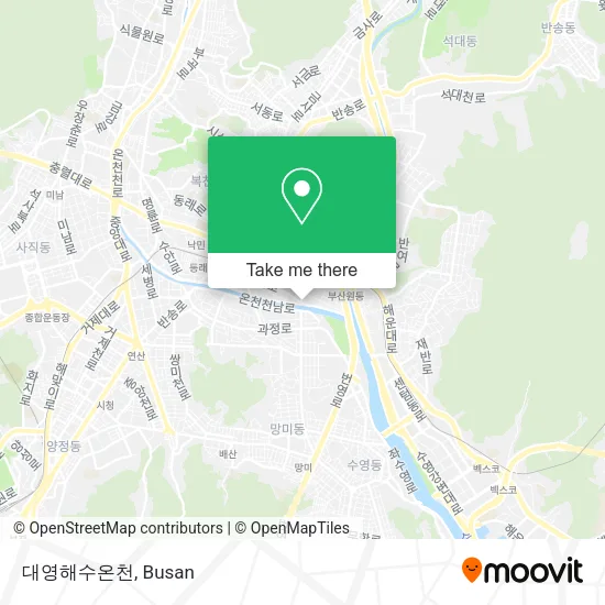 대영해수온천 map
