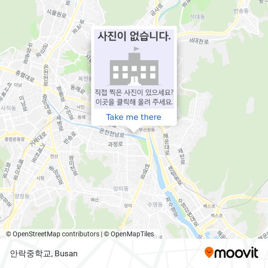 안락중학교 map