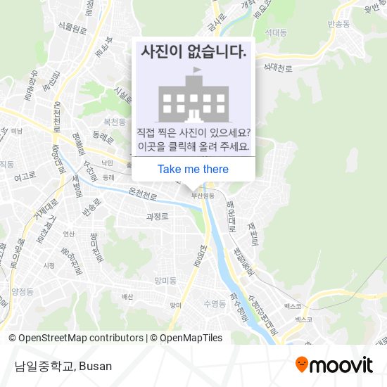 남일중학교 map