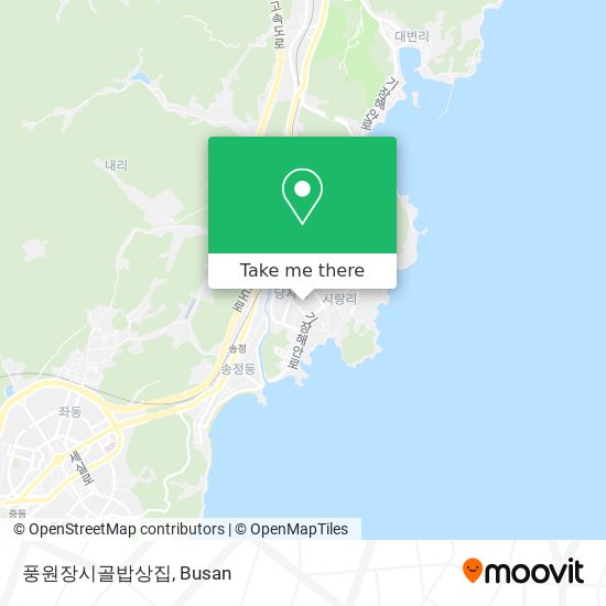 풍원장시골밥상집 map
