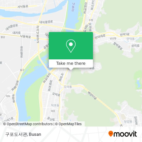 구포도서관 map
