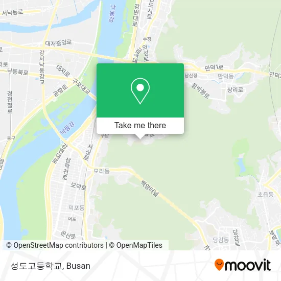 성도고등학교 map
