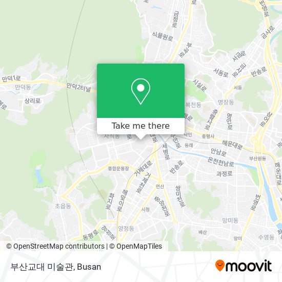 부산교대 미술관 map