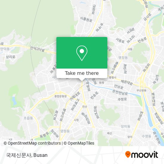 국제신문사 map
