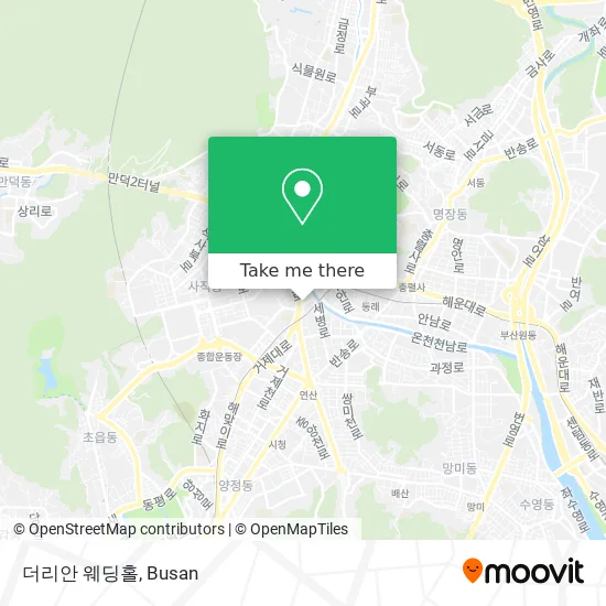 더리안 웨딩홀 map