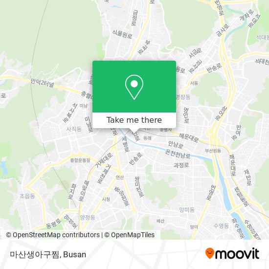 마산생아구찜 map