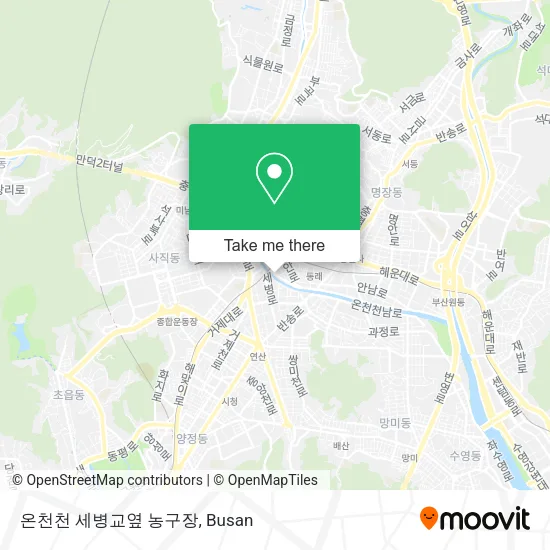 온천천 세병교옆 농구장 map