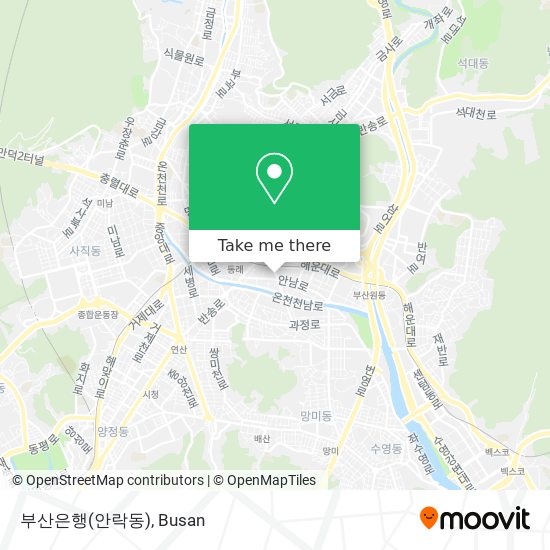 부산은행(안락동) map