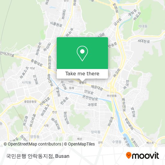 국민은행 안락동지점 map