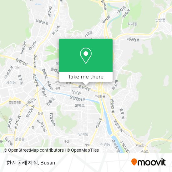 한전동래지점 map