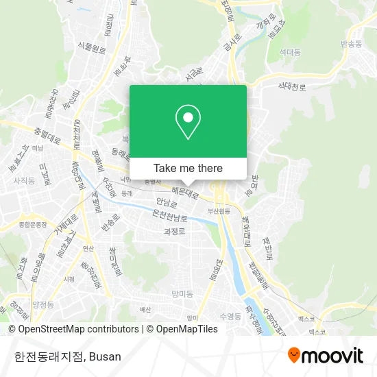 한전동래지점 map