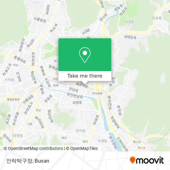안락탁구장 map