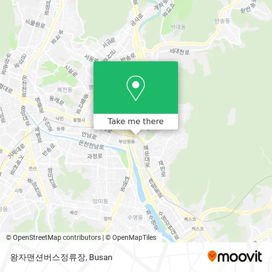 왕자맨션버스정류장 map