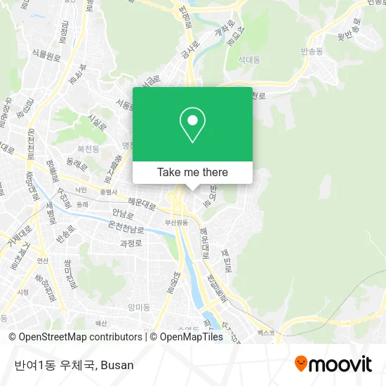 반여1동 우체국 map
